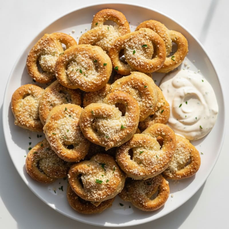 Parmesan Garlic Pretzel Bites