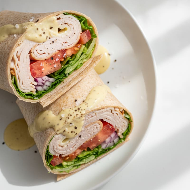 Deli-Style Turkey and Swiss Wrap
