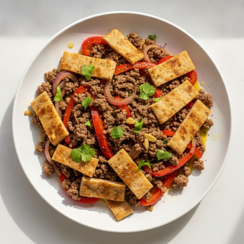 Beef and Chapati Skillet