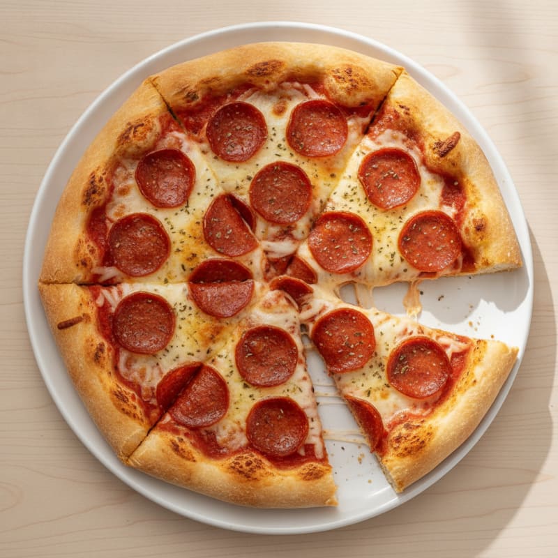 Stuffed Crust Pepperoni Pizza