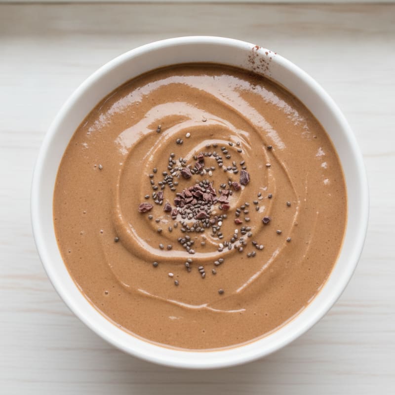 Velvety Cacao and Almond Butter Protein Smoothie