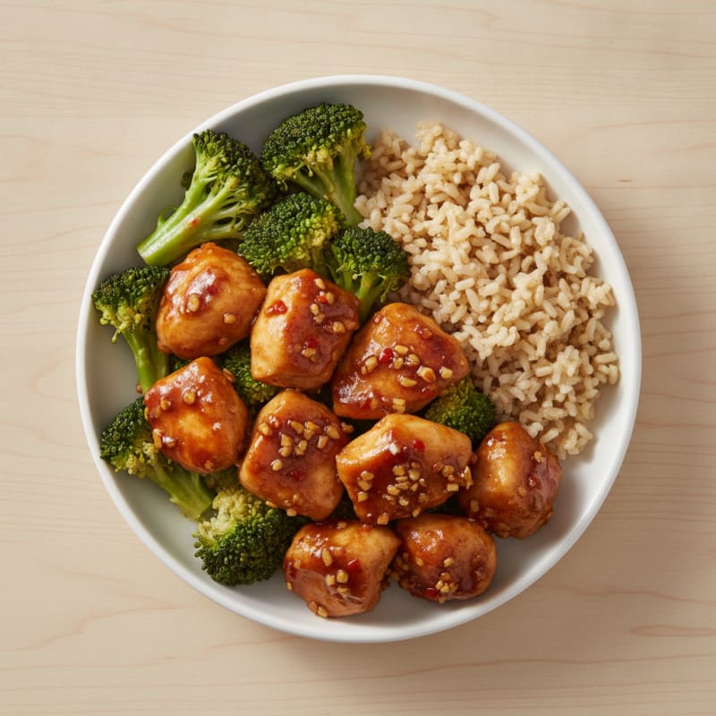 General Tso's Chicken with Broccoli