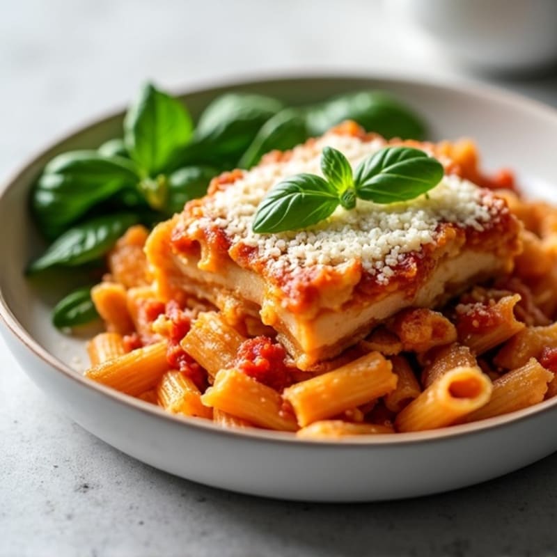 Protein-Packed Turkey and Ricotta Baked Ziti