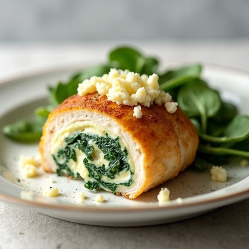 Creamy Spinach Artichoke Stuffed Chicken Breast