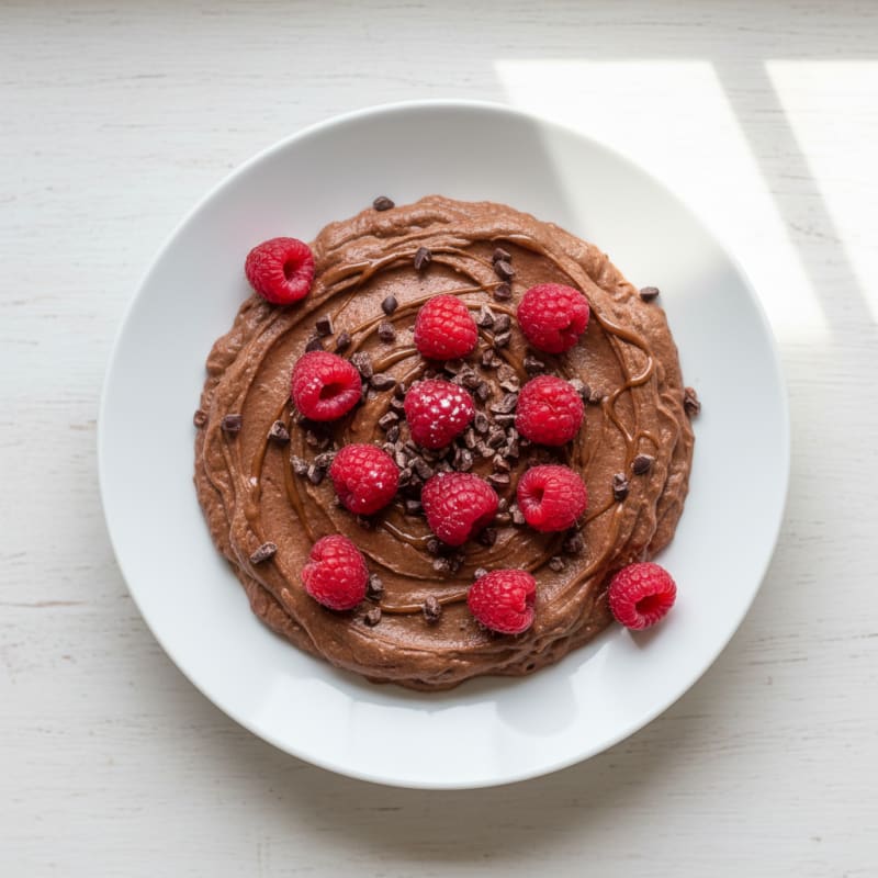 Creamy Cottage Cheese Chocolate Protein Mousse