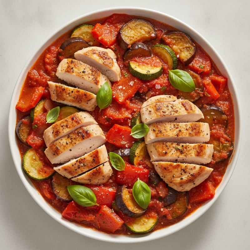 Roasted Vegetable Ratatouille with Herbs