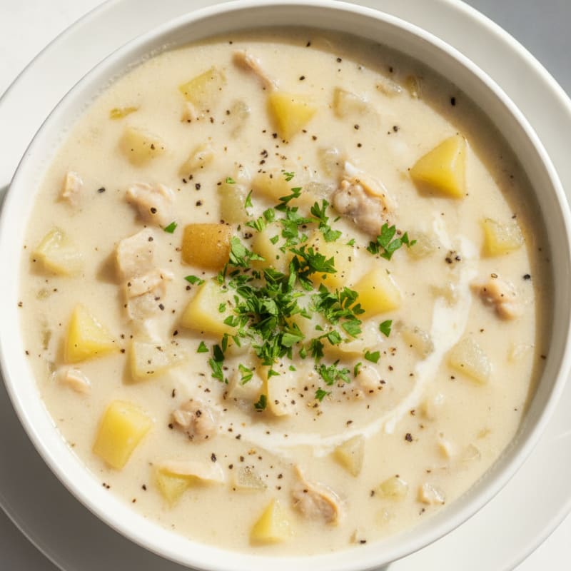 Hearty New England Clam Chowder