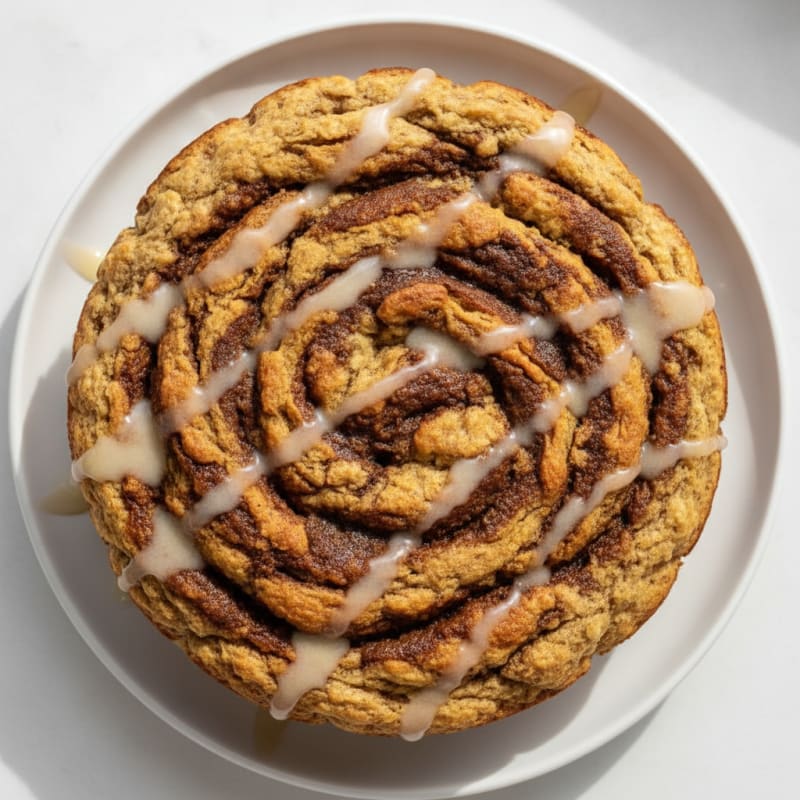 Cinnamon Swirl Cottage Cheese Mug Cake