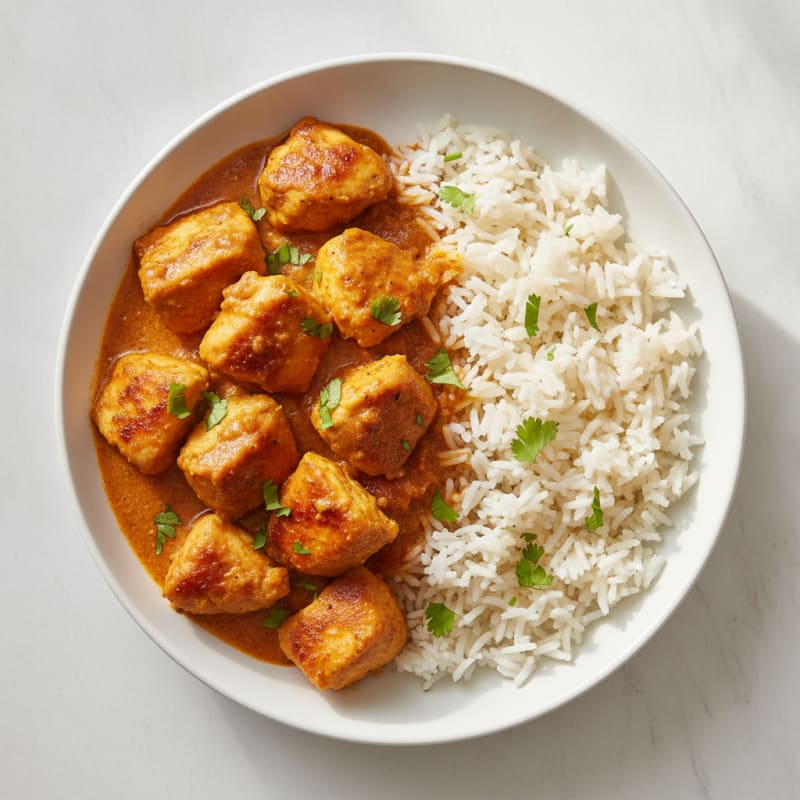 Spiced Butter Chicken with Basmati Rice