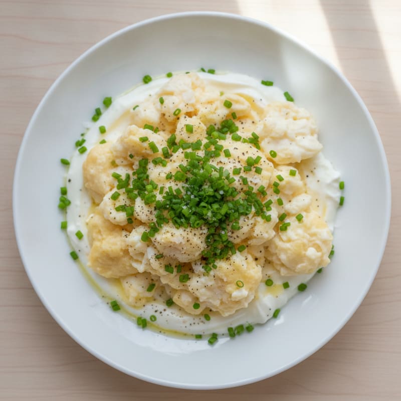 Savory Egg White and Greek Yogurt Bowl