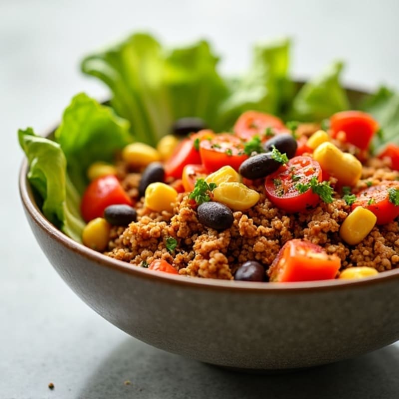 Spicy Southwest Turkey Taco Bowl
