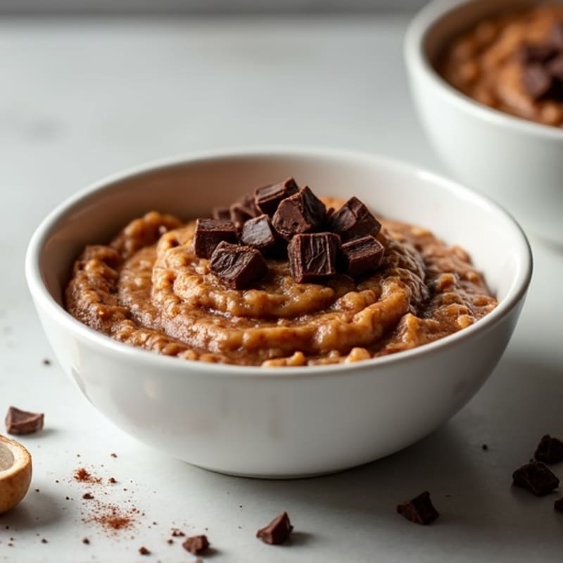 Protein-Rich Dark Chocolate Molten Baked Oats
