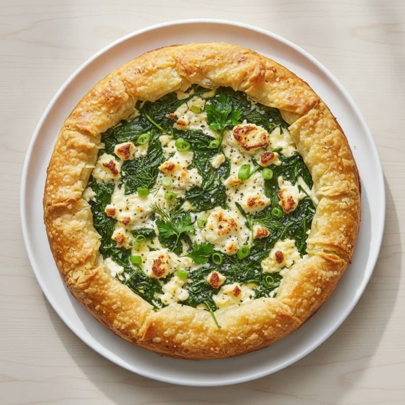 Spinach and Feta Phyllo Pie