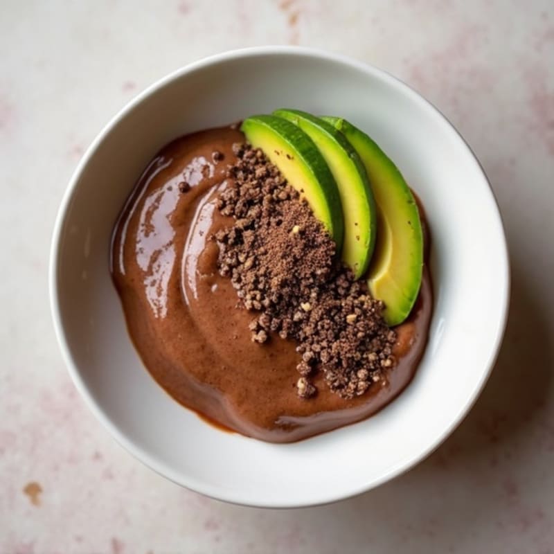 Silky Chocolate Protein Pudding with Chia Seeds