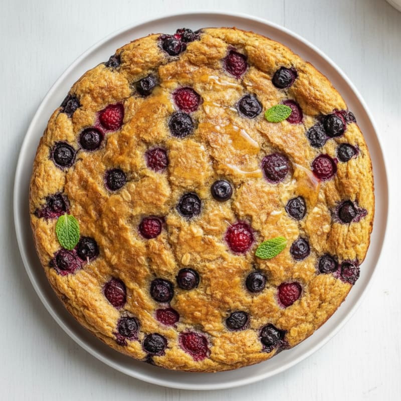 Baked Berry Pancake Casserole