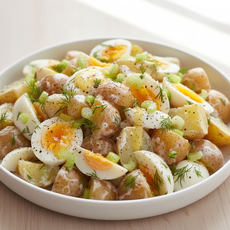 Creamy Dill Potato and Egg Salad