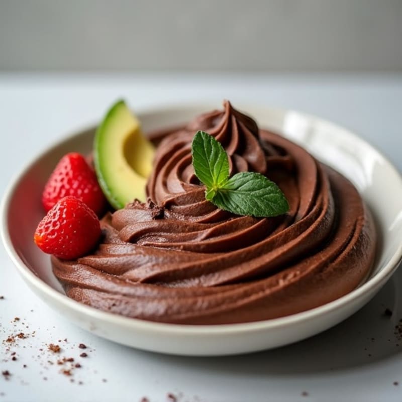 Silky Dark Chocolate Avocado Mousse