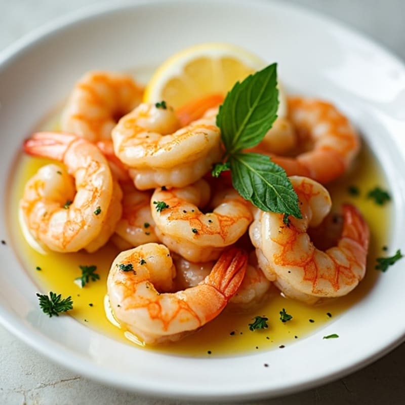 Lemon-Garlic Butter Shrimp with Fresh Herbs