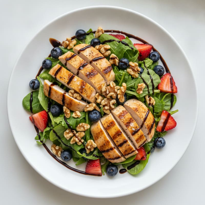 Grilled Chicken and Berry Salad