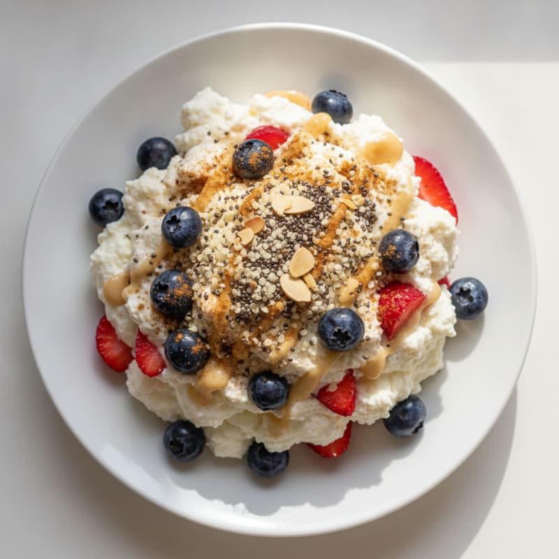 Creamy Vanilla-Berry Protein Parfait