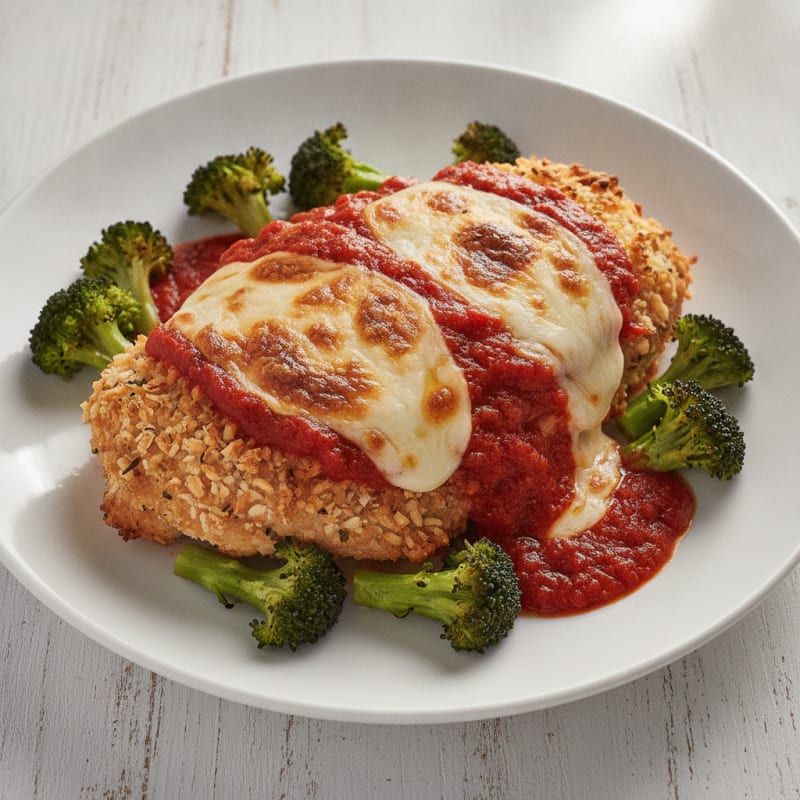 Baked Chicken Parmesan with Marinara