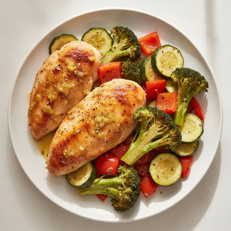 Sheet Pan Lemon Herb Chicken and Veggies
