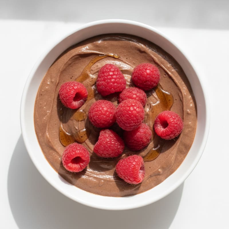 Silky Chocolate Protein Pudding with Greek Yogurt