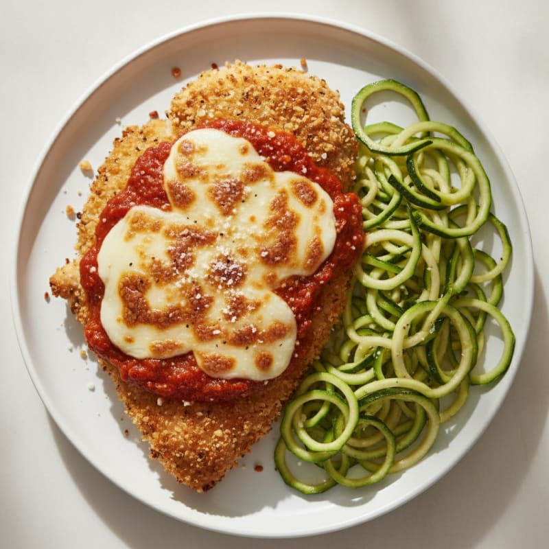 Crispy Baked Chicken Parmesan with Marinara