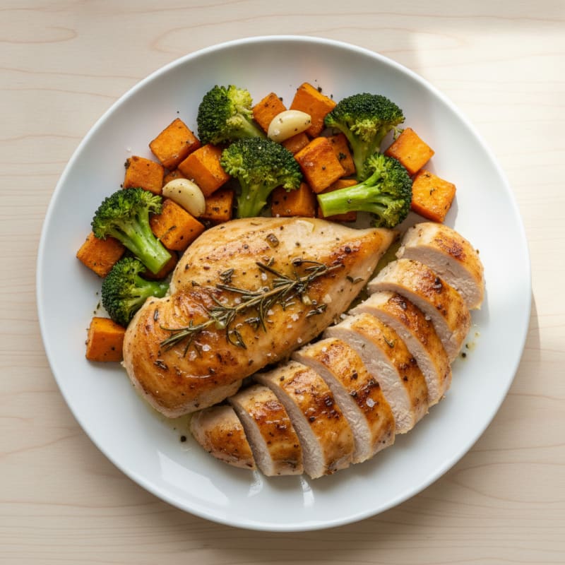 Garlic Herb Roasted Chicken Breast