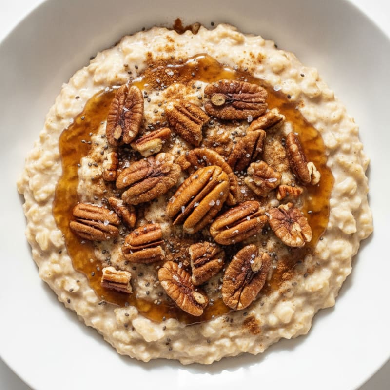 Maple Pecan Oatmeal Bowl