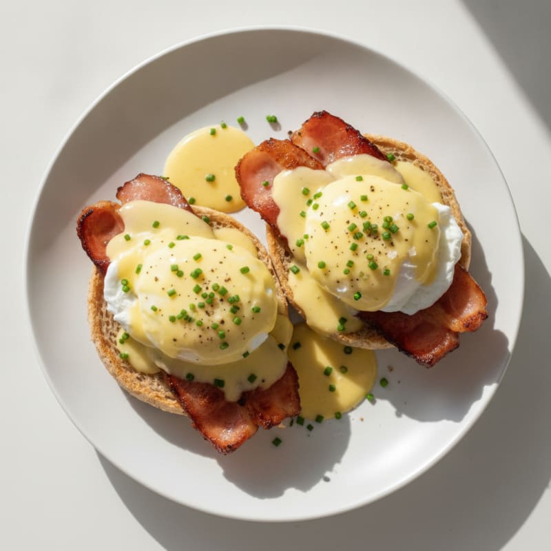 Classic Eggs Benedict with Hollandaise