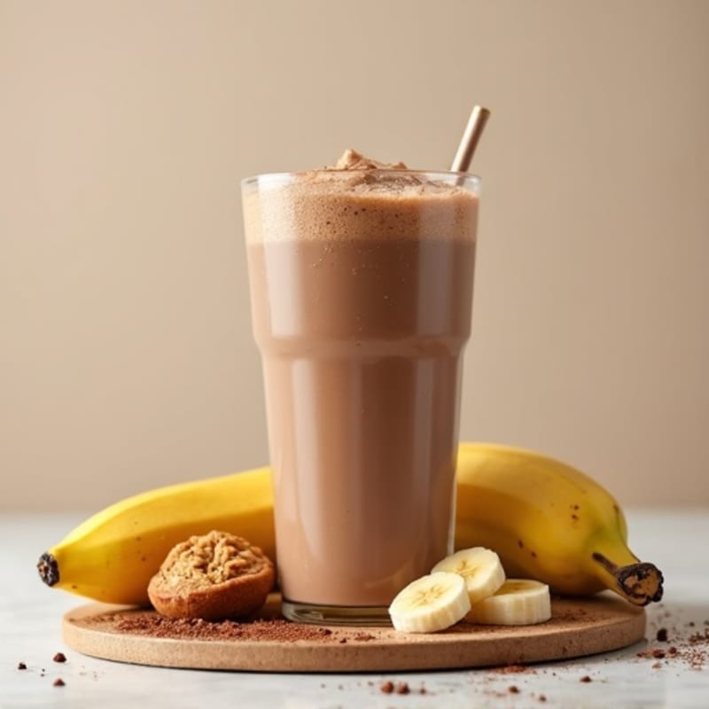 Creamy Chocolate Peanut Butter Protein Shake
