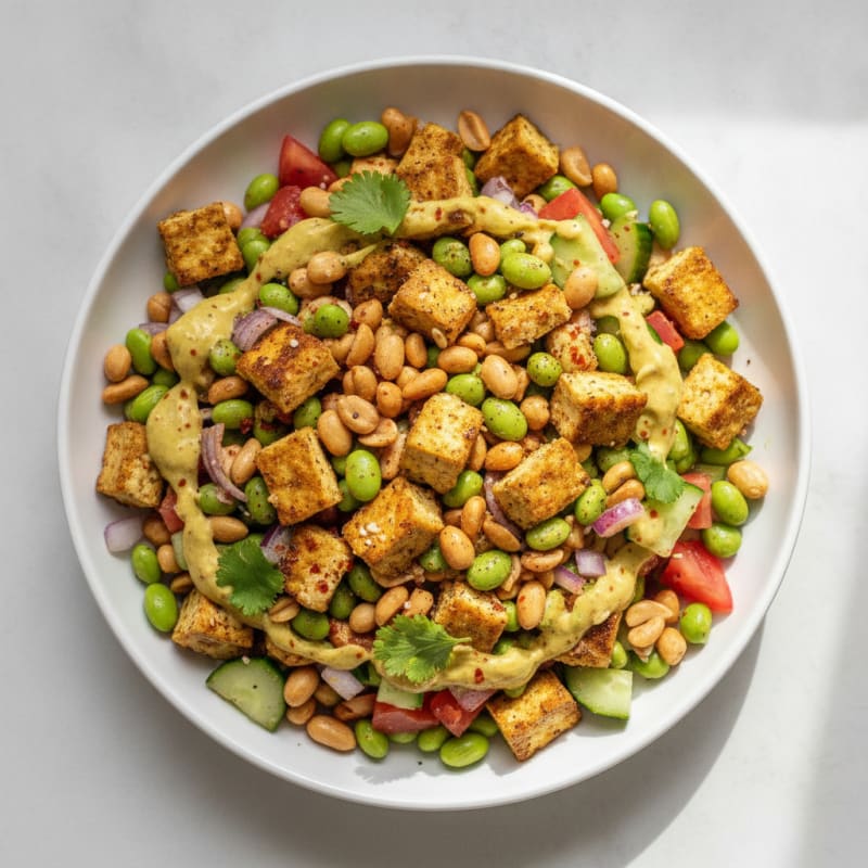 Tangy Peanut Bhel Salad