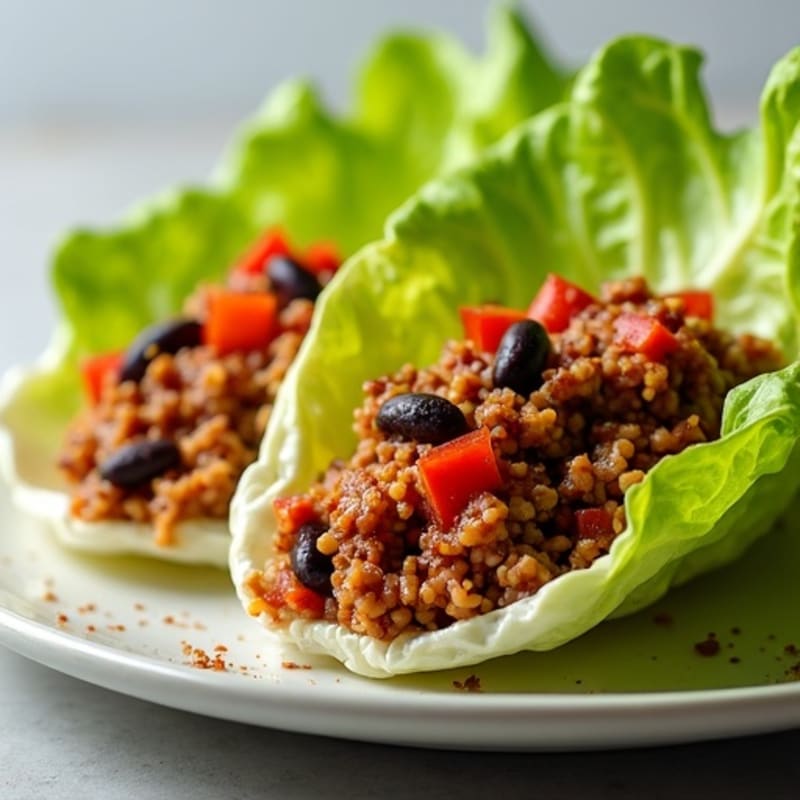 Lean Ground Turkey Sloppy Joes with Crispy Lettuce Cups
