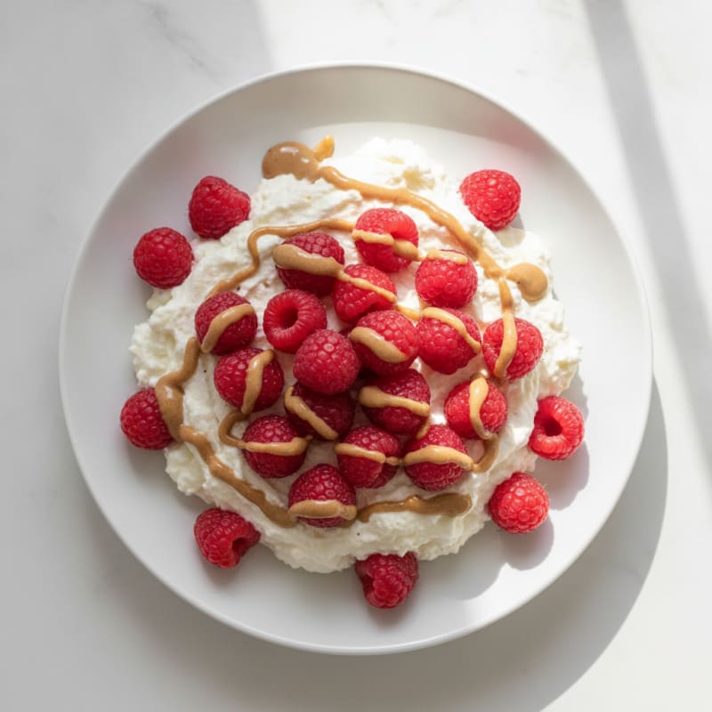 Silky Greek Yogurt Protein Mousse with Fresh Berries