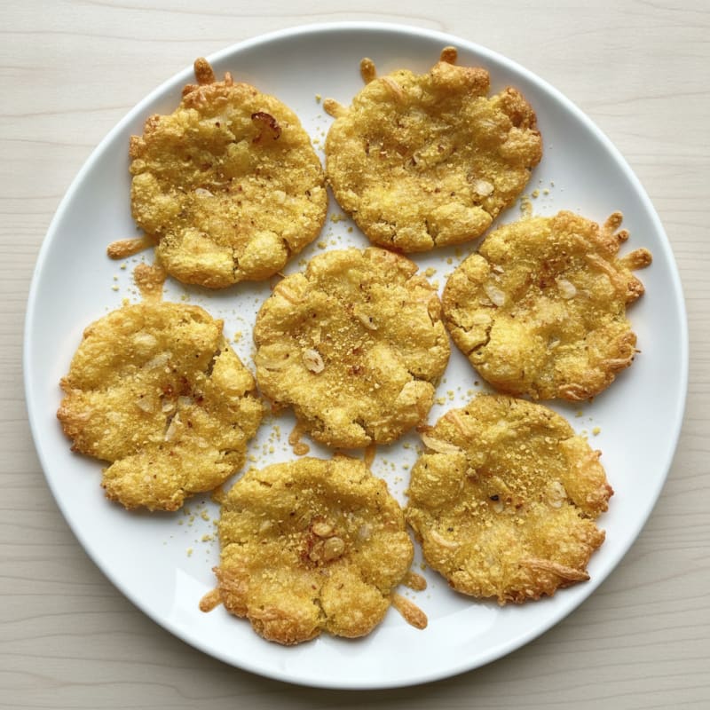Savory Baked Mozzarella Almond Crackers