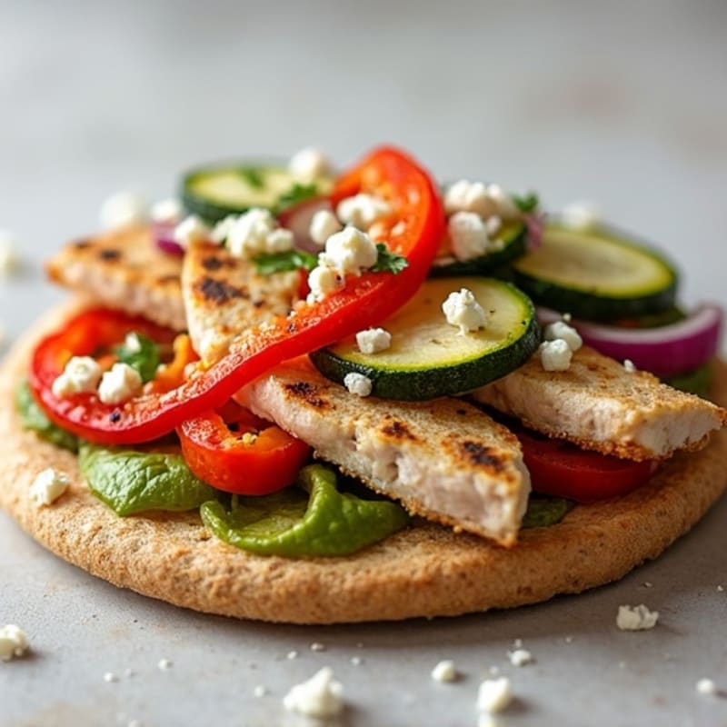 Crispy Roasted Vegetable Flatbread