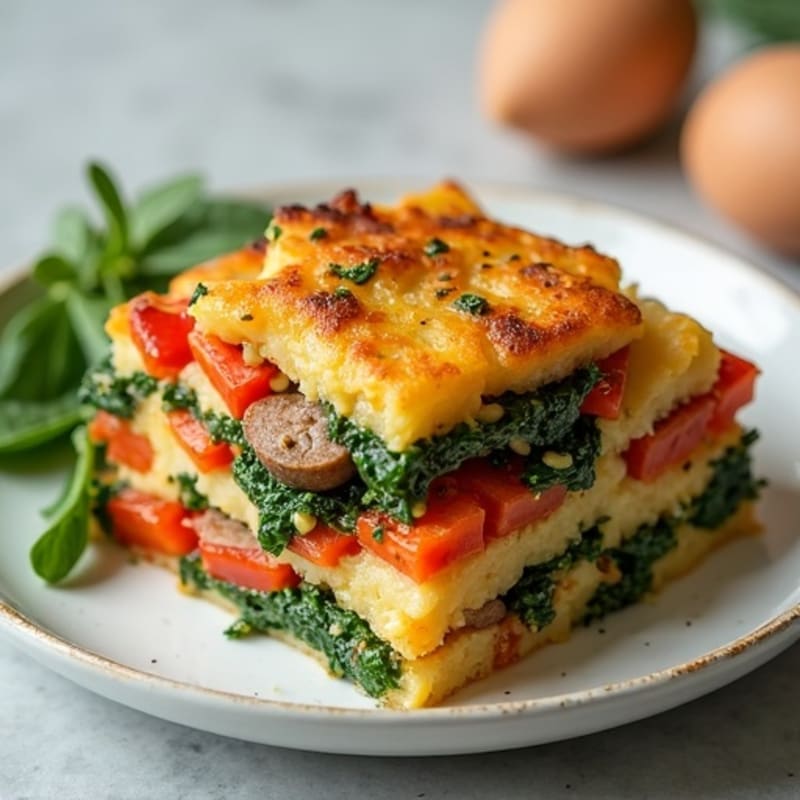 Healthy Sausage and Potato Casserole