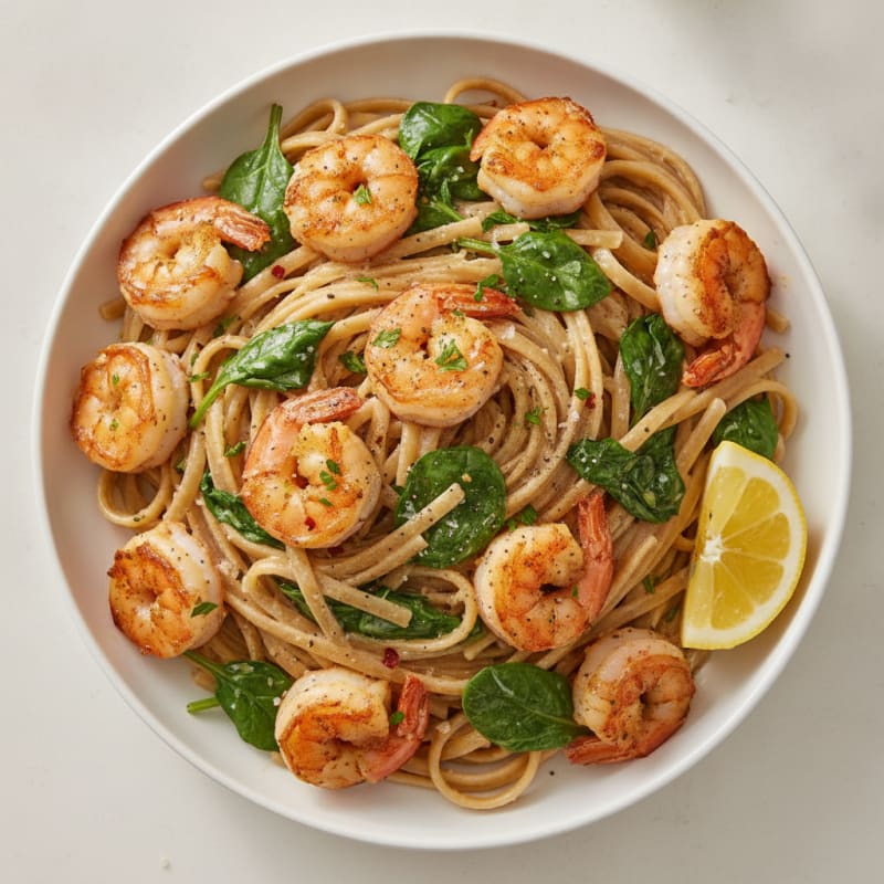 Garlic Butter Shrimp Pasta