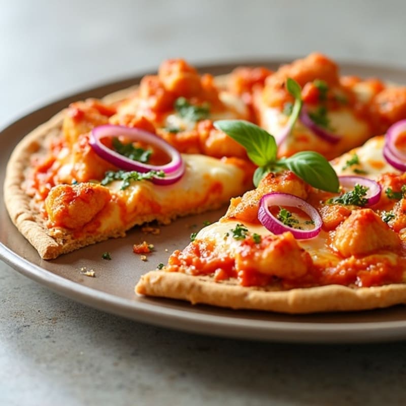 Crispy Buffalo Chicken Sheet Pan Pizza