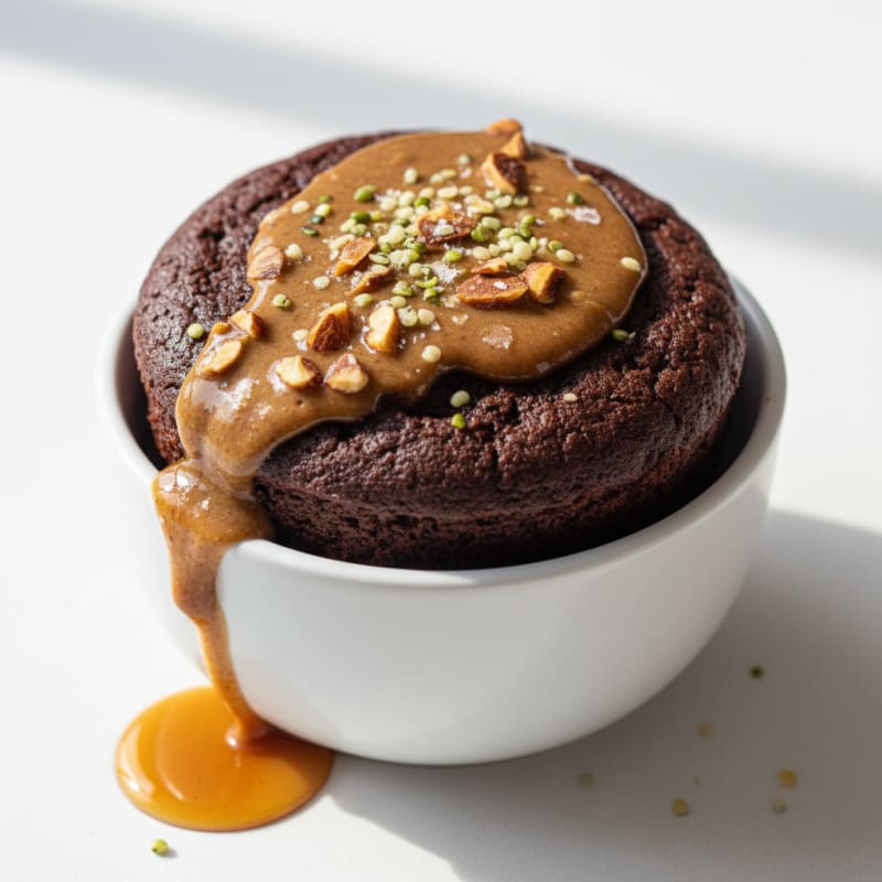 Creamy Chocolate Protein Mug Cake