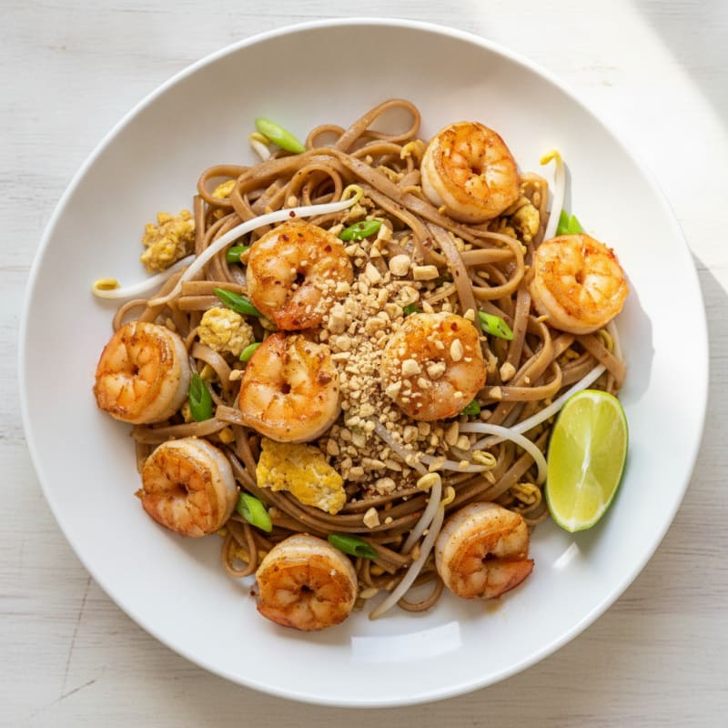 Shrimp Pad Thai Noodles