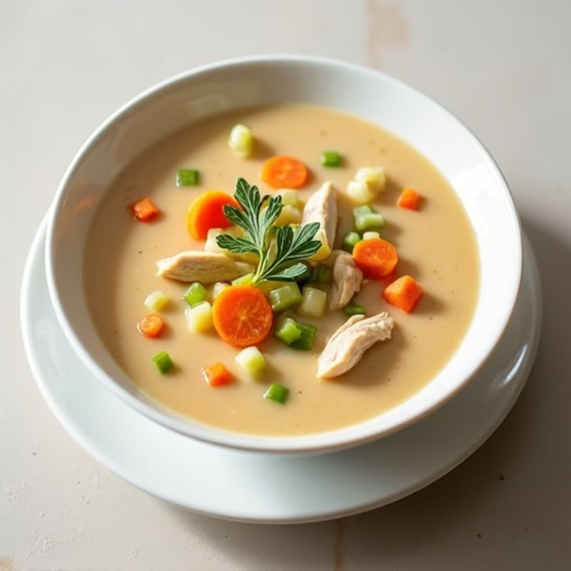 Creamy Chicken and Vegetable Soup
