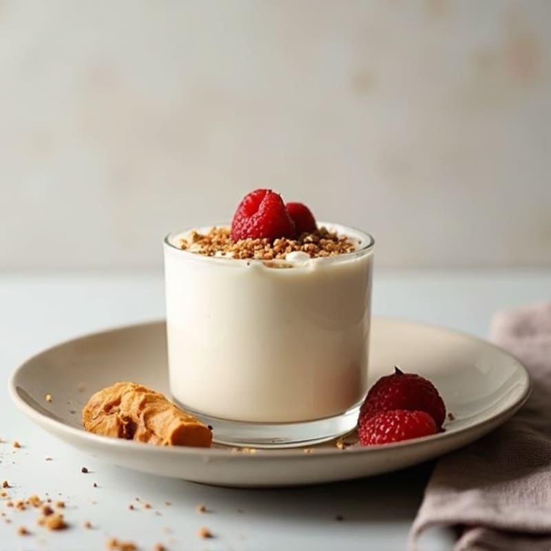 Silky Greek Yogurt Protein Pudding with Almond Butter