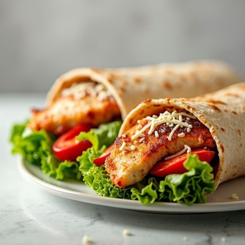 Crispy Chicken Caesar Wrap