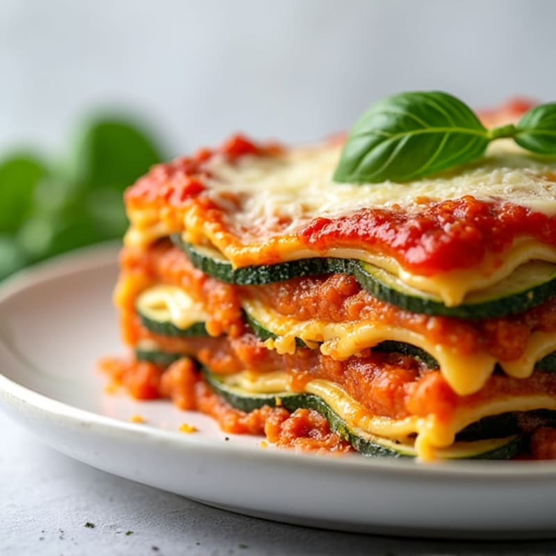 Lean Turkey Zucchini Lasagna