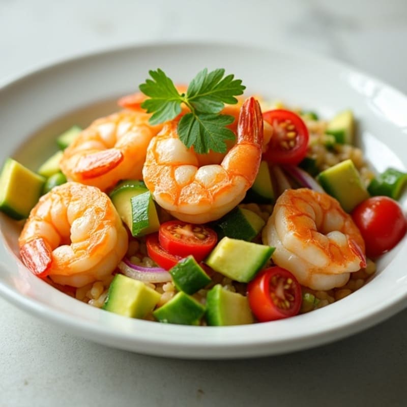Citrus-Marinated Shrimp and Creamy Avocado Ceviche