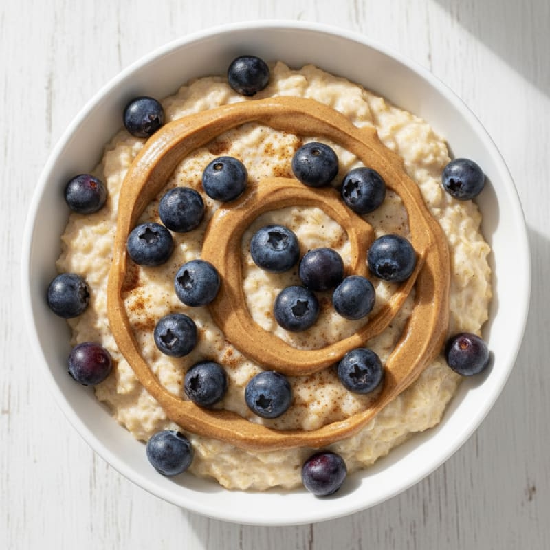 Nut Butter Swirl Berry Oatmeal