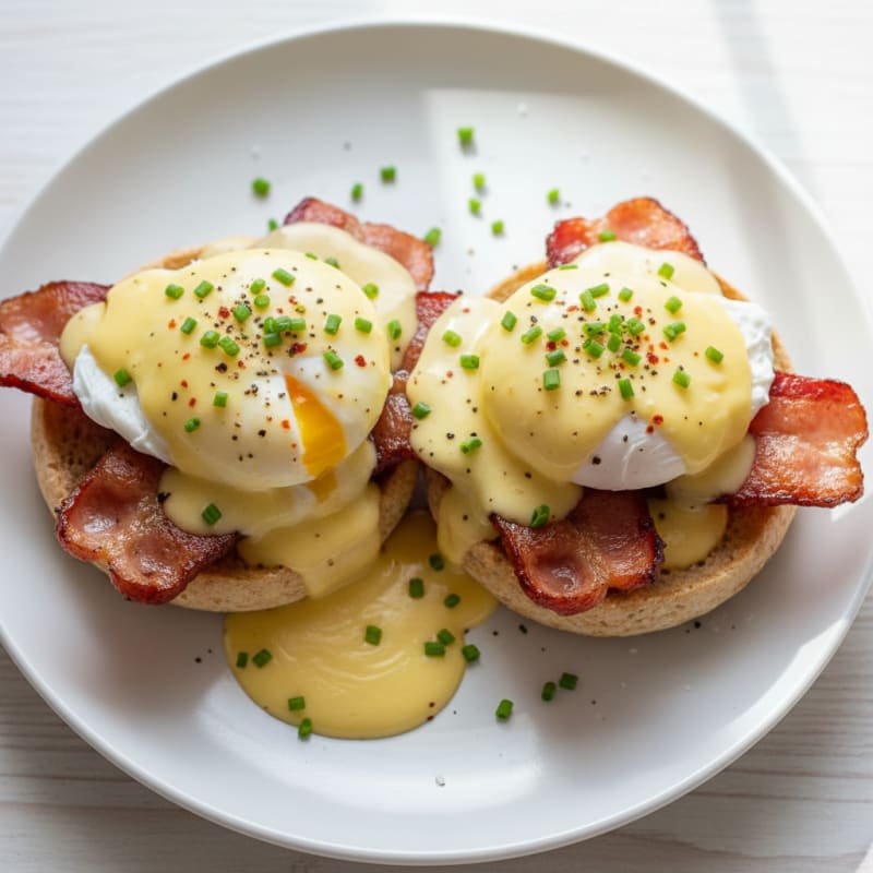 Classic Eggs Benedict with Hollandaise