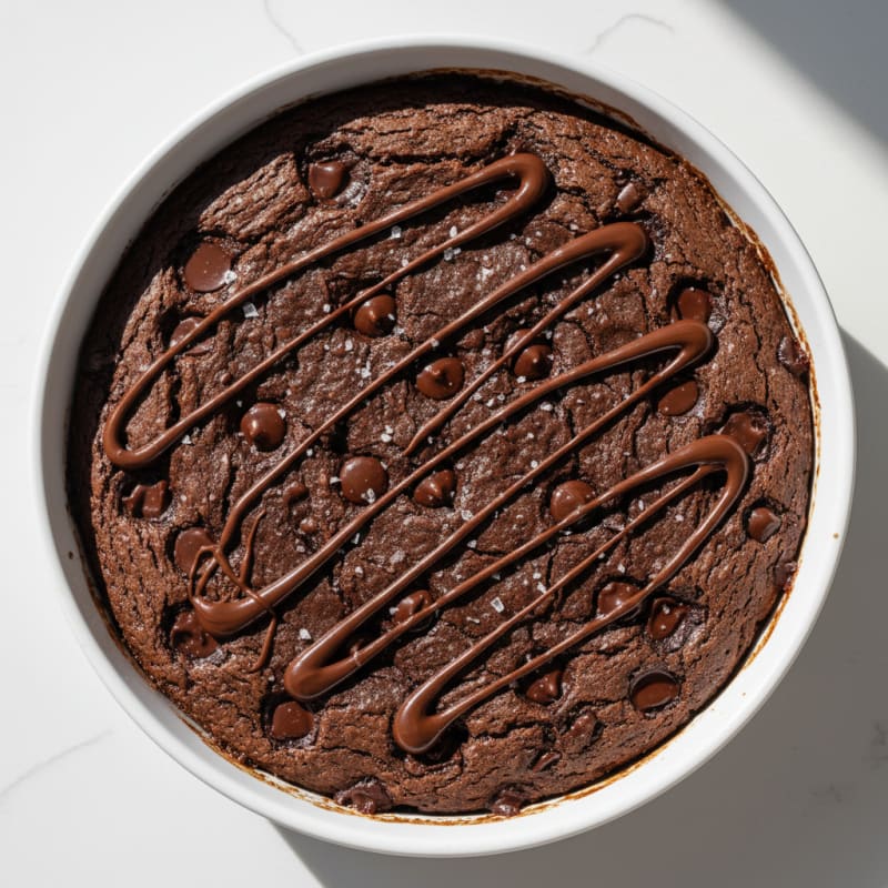 Fudgy Black Bean Brownie Bake